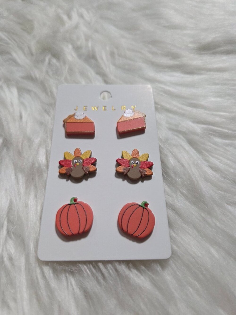 Fall/Thanksgiving Stud Earring Set - Picture 6 of 6